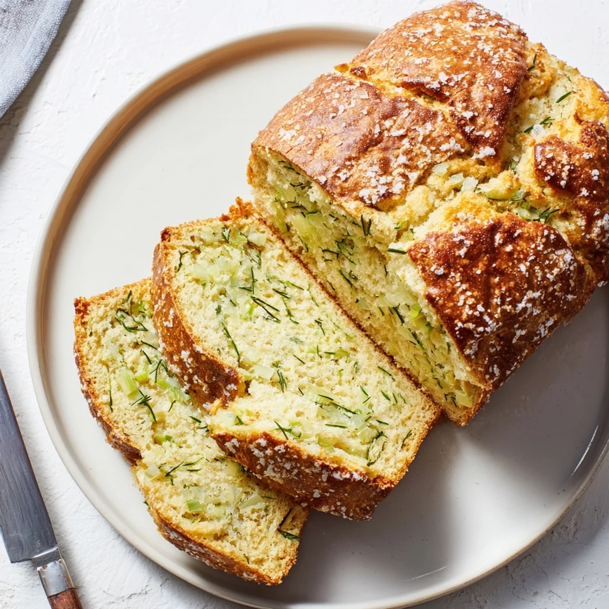 Dill Pickle Cheddar Pretzel Loaf