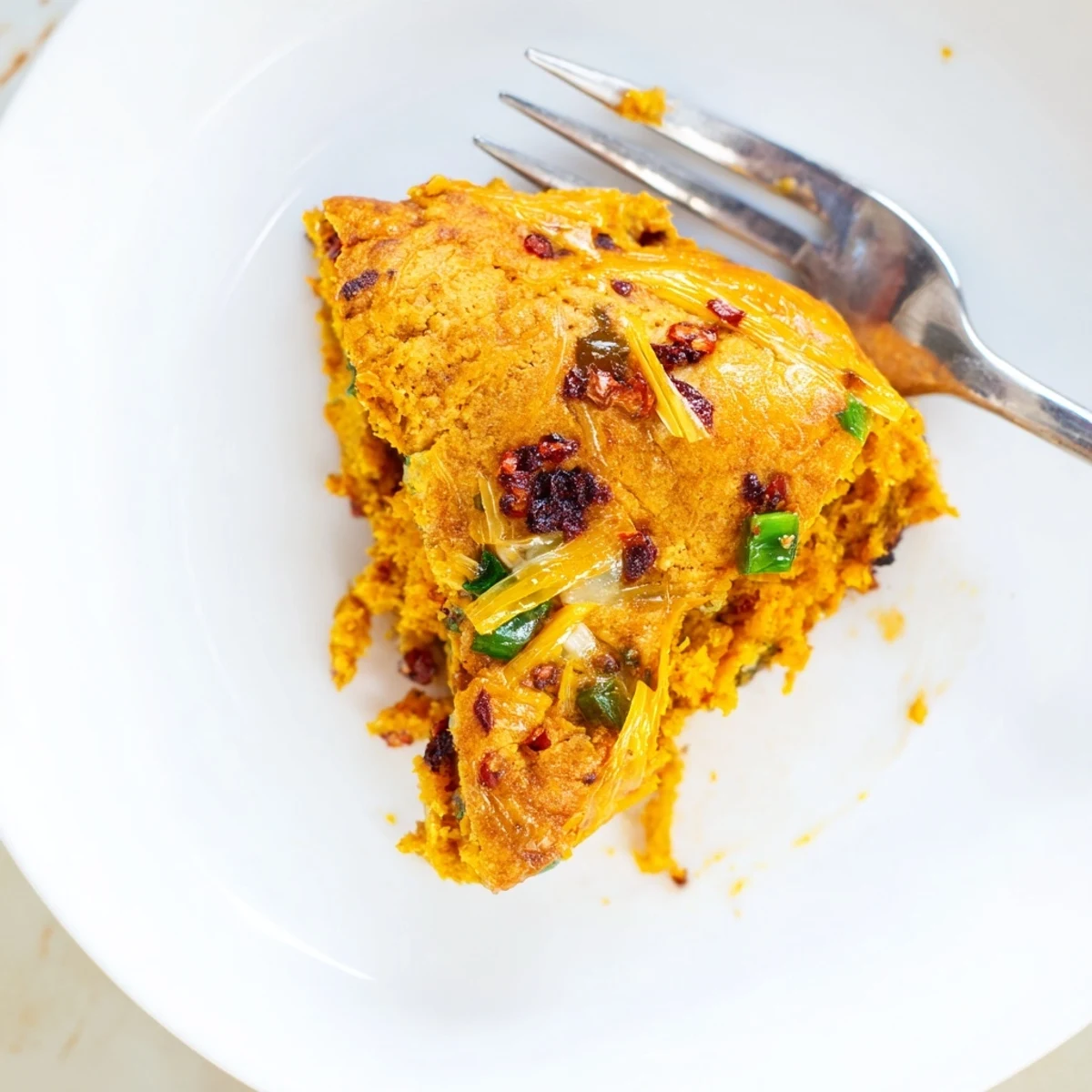 Chili Garlic Pumpkin Pancake Scones