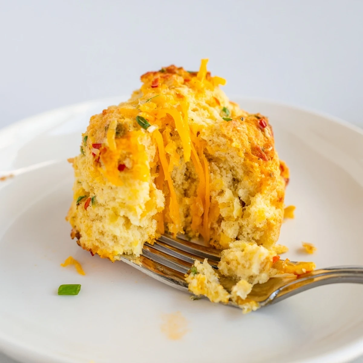 Savory pumpkin pancake scones infused with garlic, perfect for breakfast or snack time.  