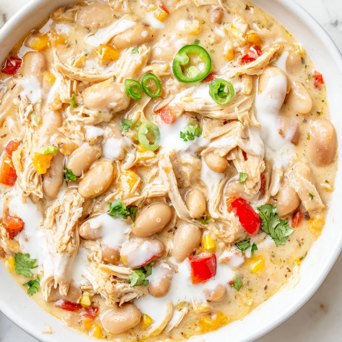 Creamy White Chicken Chili
