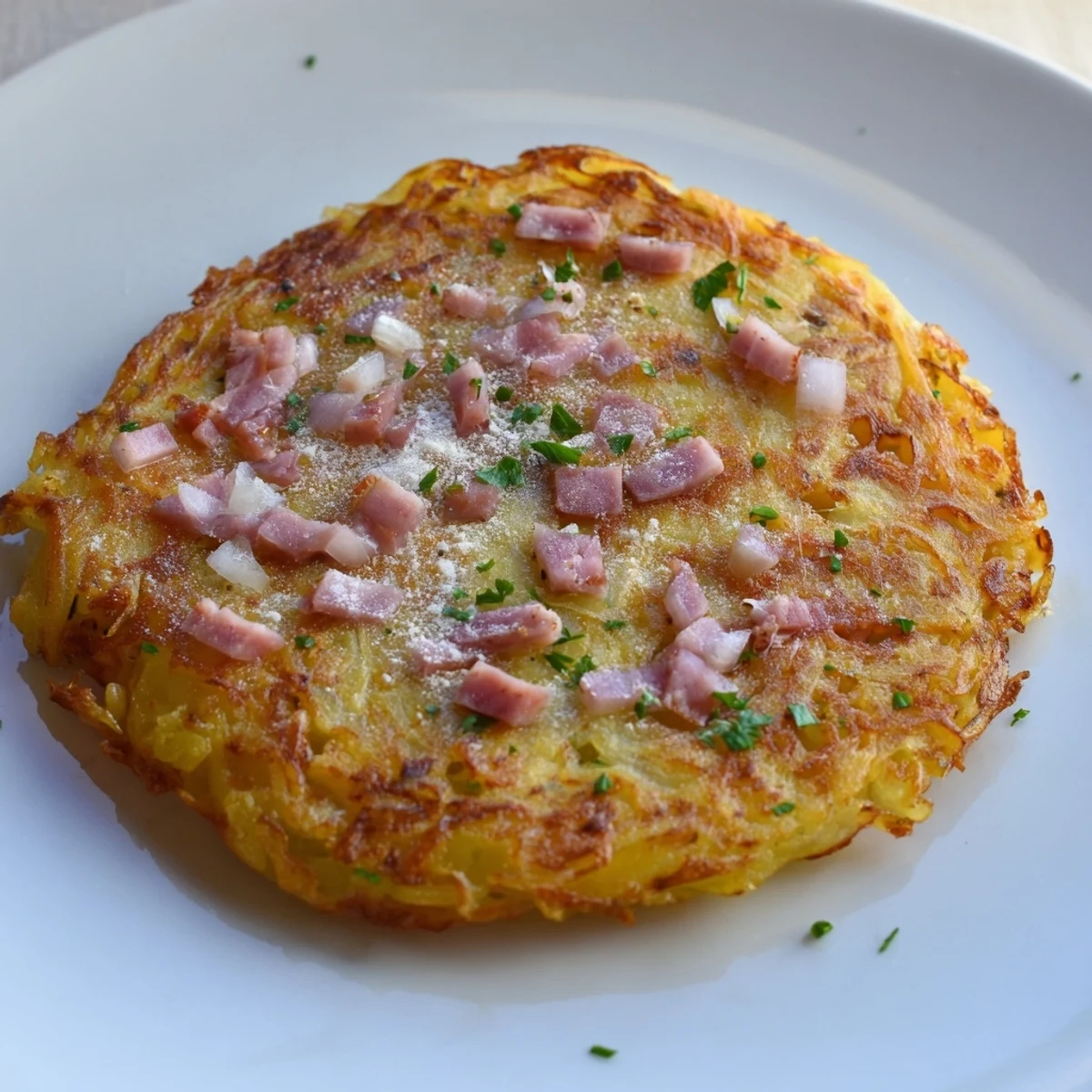 Sizzling in a skillet, these hearty Depression-Era Ham & Potato Patties offer savory, flavorful goodness for any meal.