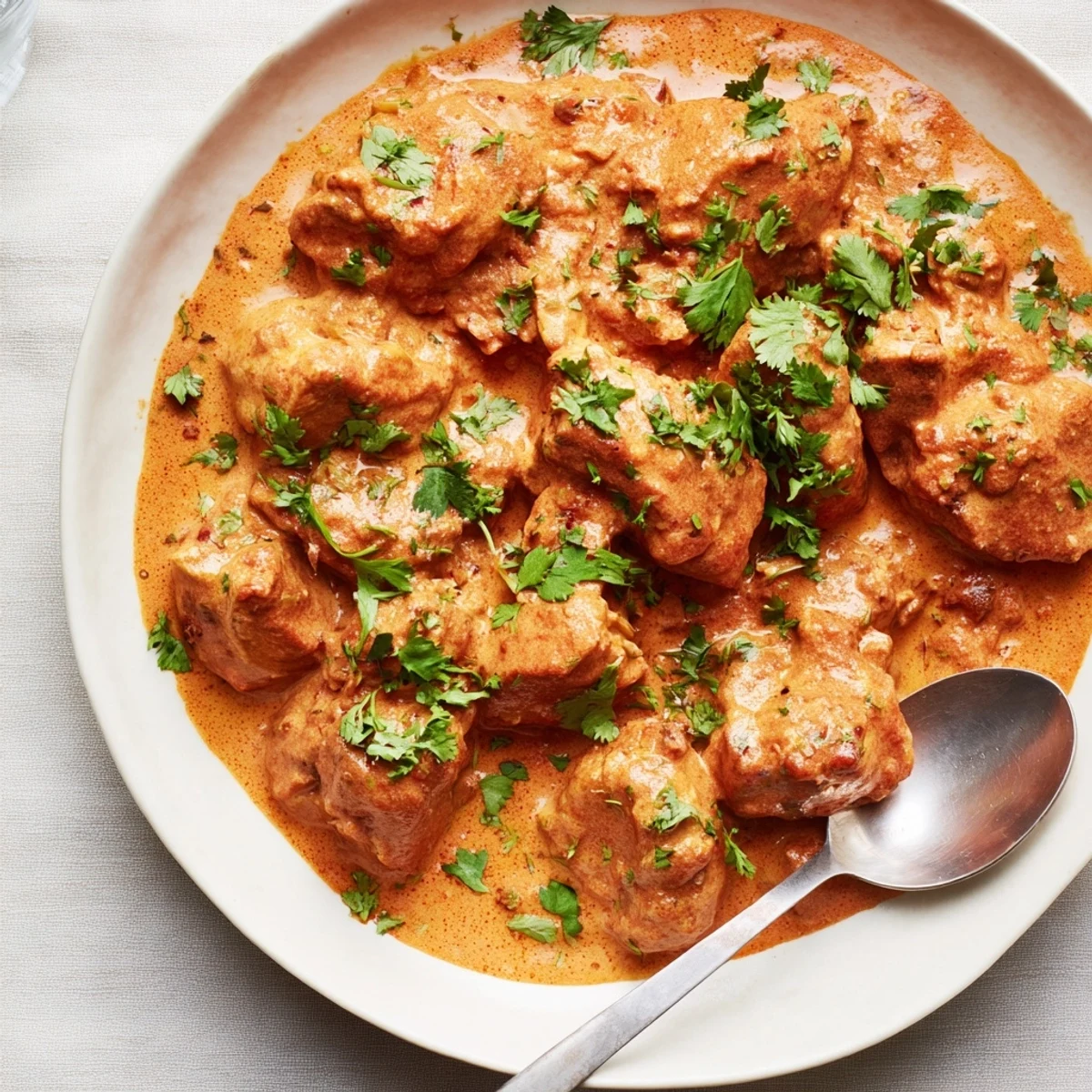 Creamy Instant Pot Chicken Tikka Masala, a warmly spiced Indian delight, ready in minutes with tender chicken.