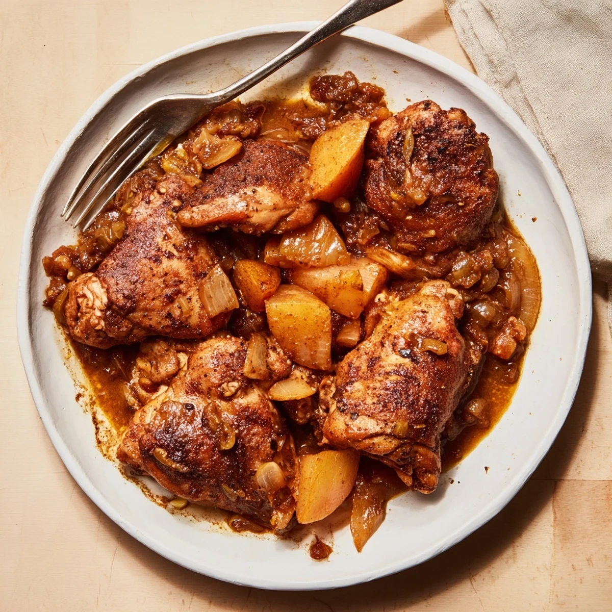 Hearty Budget Fesenjan Stew, simmered with walnuts, offering a sweet and savory Persian delight.