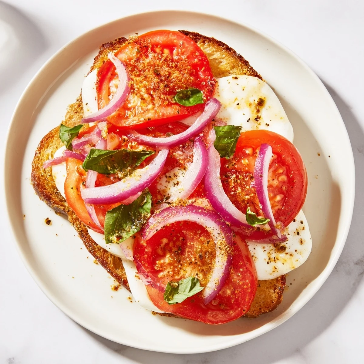 Speedy Feta-Free Tomato Bake