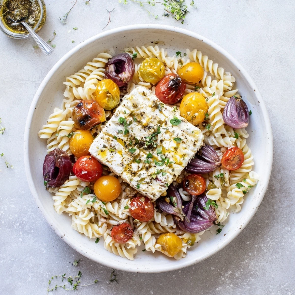 Baked Feta Cherry Tomato Pasta