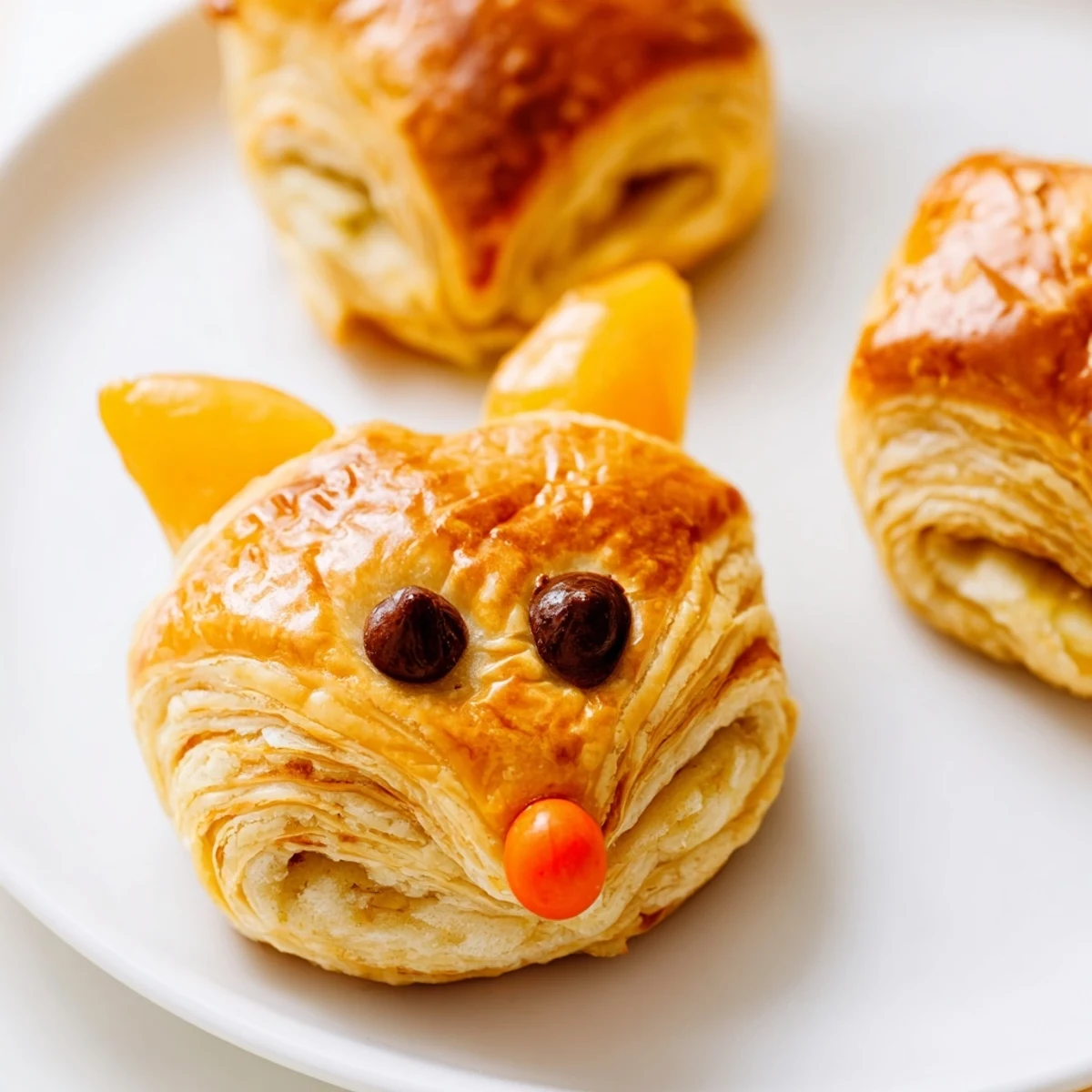 Imagine the charming Autumn Harvest Fox-Shaped Bites: delightful, fruit-filled pastries, ready for a cozy dessert.