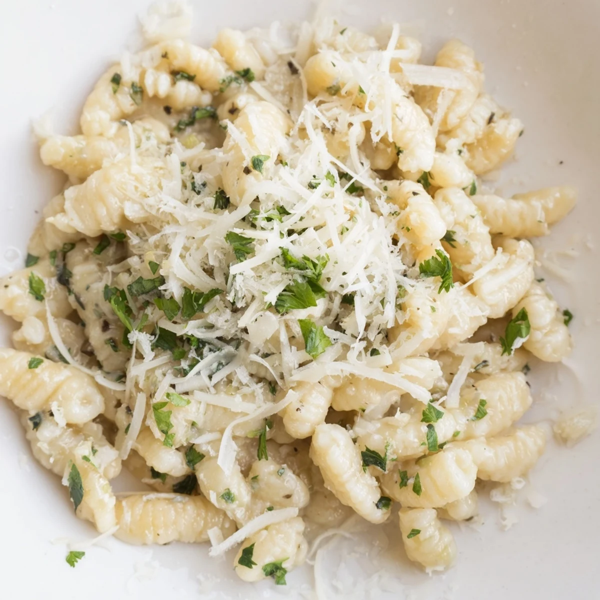 Golden-brown garlic butter coats each ditalini pasta in this easy-to-make one-pot meal.