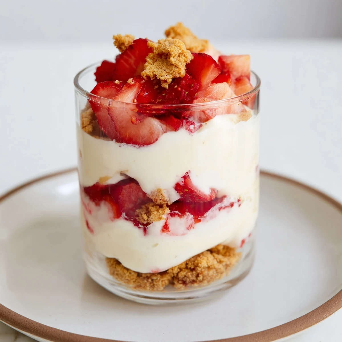 Strawberry Cheesecake Parfait Layers