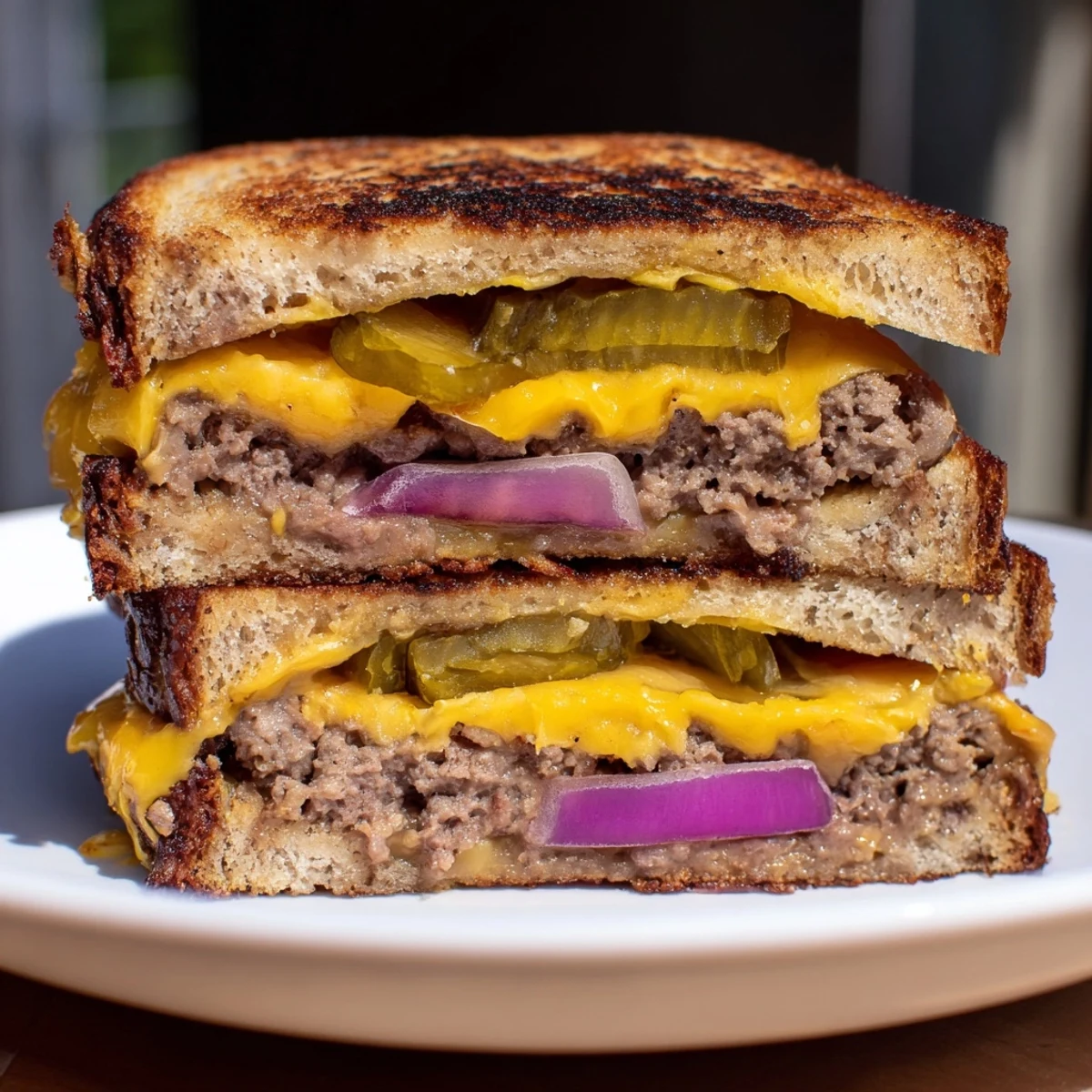 Smashed Burger Grilled Cheese