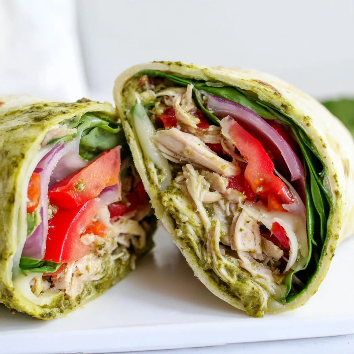 Pesto Chicken Wrap