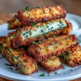 Easy oven-baked Parmesan zucchini fries, a delicious and healthy appetizer option.