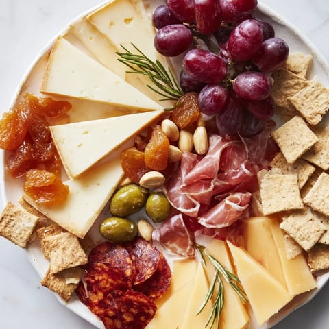 Geometric Gala charcuterie board, a stunning arrangement of triangle and rhombus cheeses and meats.