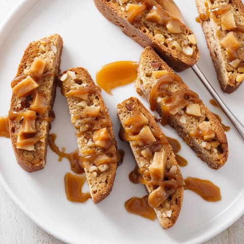 Caramel Apple Biscotti Dunkers