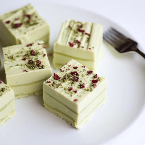 Matcha White Chocolate Thanksgiving Fudge
