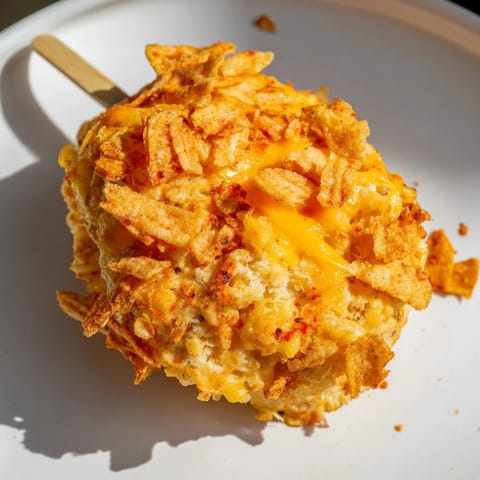 Cheesy biscuit pops, delightfully spicy and crispy, ideal for snacking at parties.  