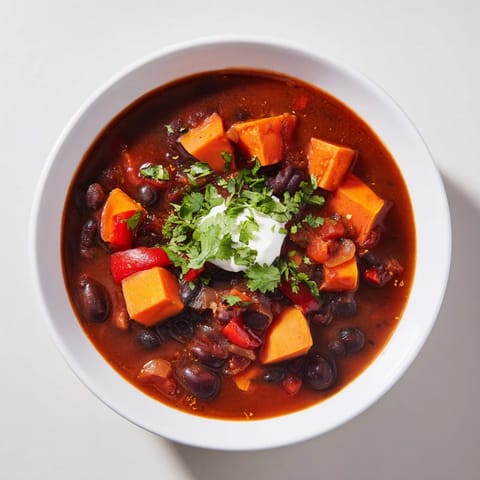 Sweet Potato Black Bean Chili