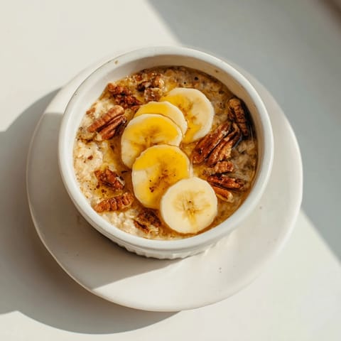 Baked Oats Banana Honey