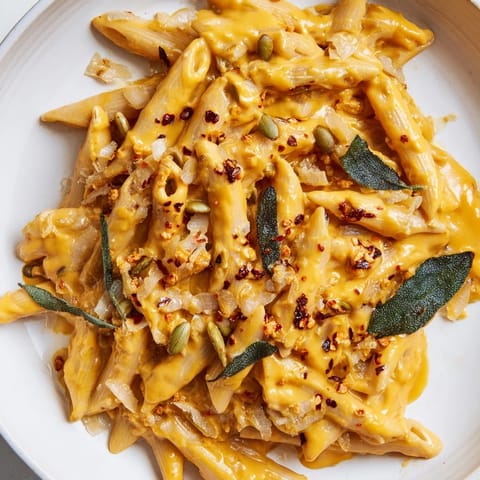 Vegan Creamy Pumpkin Pasta