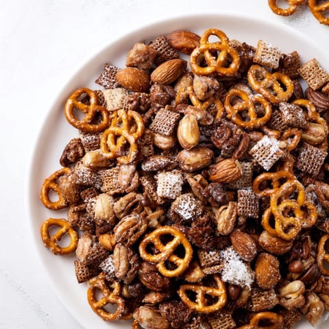 Festive Pine Cone Snack Mix