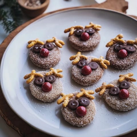Santas Reindeer Cookie Platter