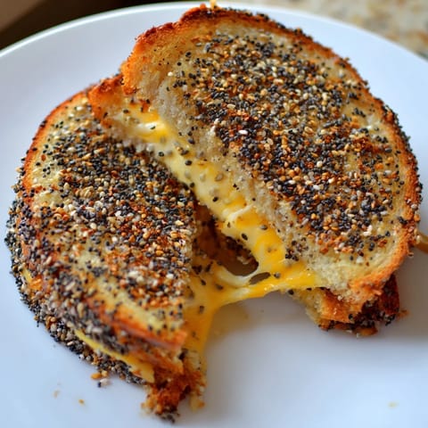Everything Bagel Grilled Cheese