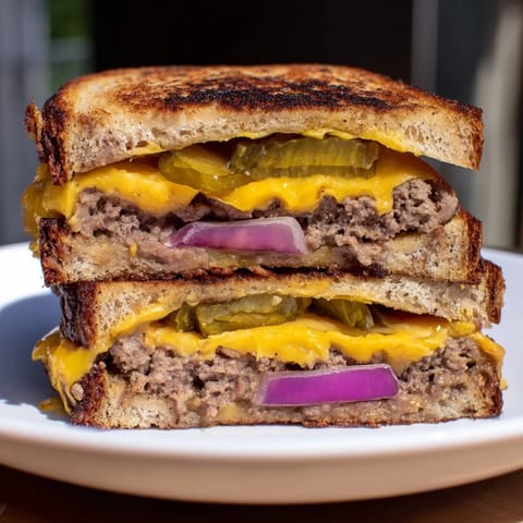 Smashed Burger Grilled Cheese