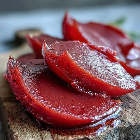 Freshly made guava paste paired with Manchego cheese and buttery crackers on a board.