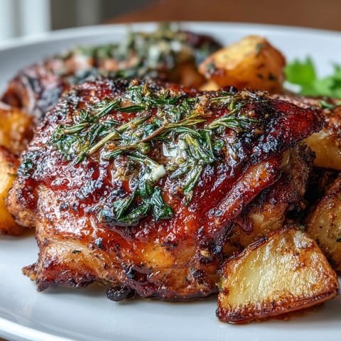 Herb Roasted Chicken Thighs