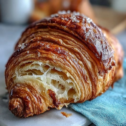 Easy Sourdough Croissants