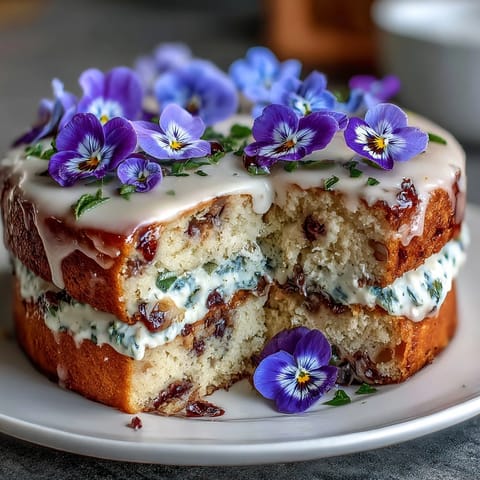 Spring Cake with Flowers
