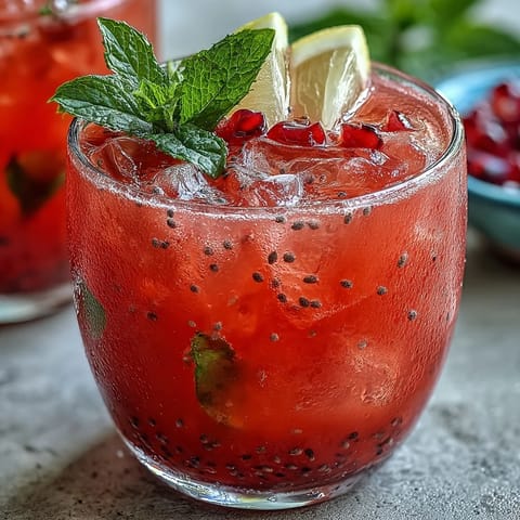 Vibrant Dragon Fruit Lemonade with Chia Seeds, perfectly blended on a sunny day.
