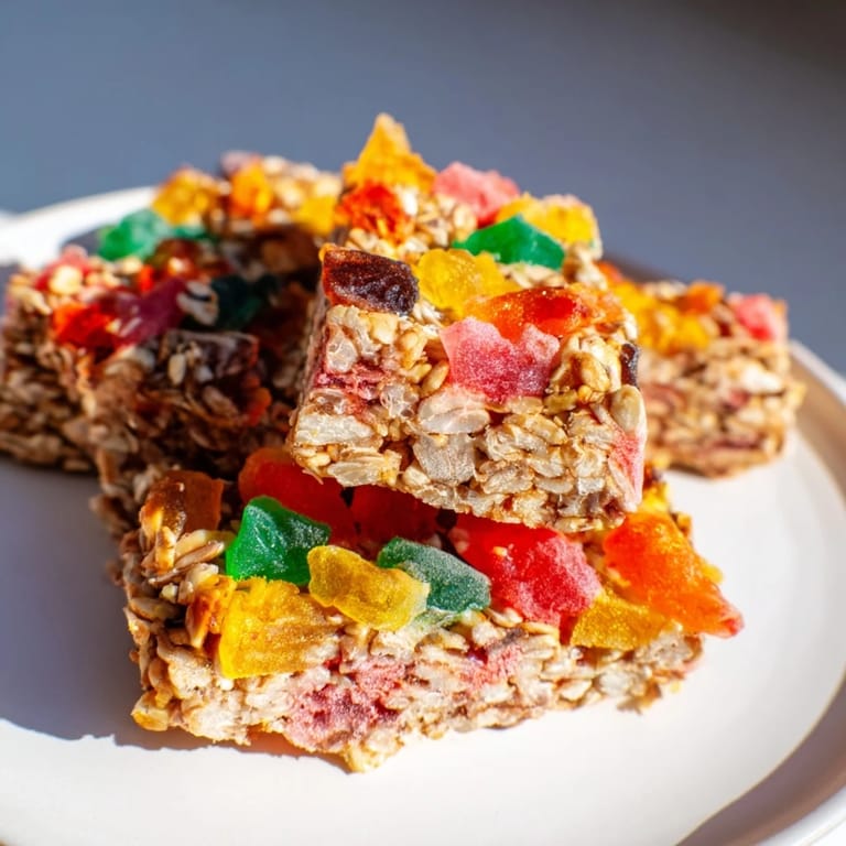 Vibrant mix of chewy homemade gummies and crispy freeze-dried candy bars