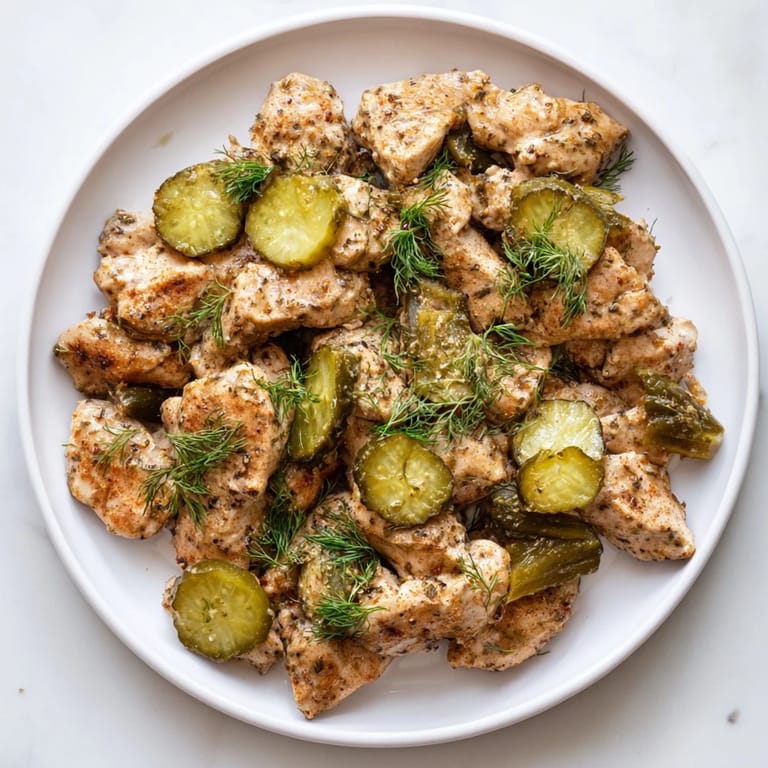 Sizzling, flavorful Pickle Ranch Chicken, coated in ranch seasoning, a simple weeknight family favorite.