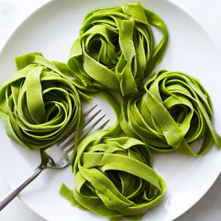 A rustic kitchen scene featuring a ball of homemade spinach pasta dough, awaiting shaping into a delicious family dinner.