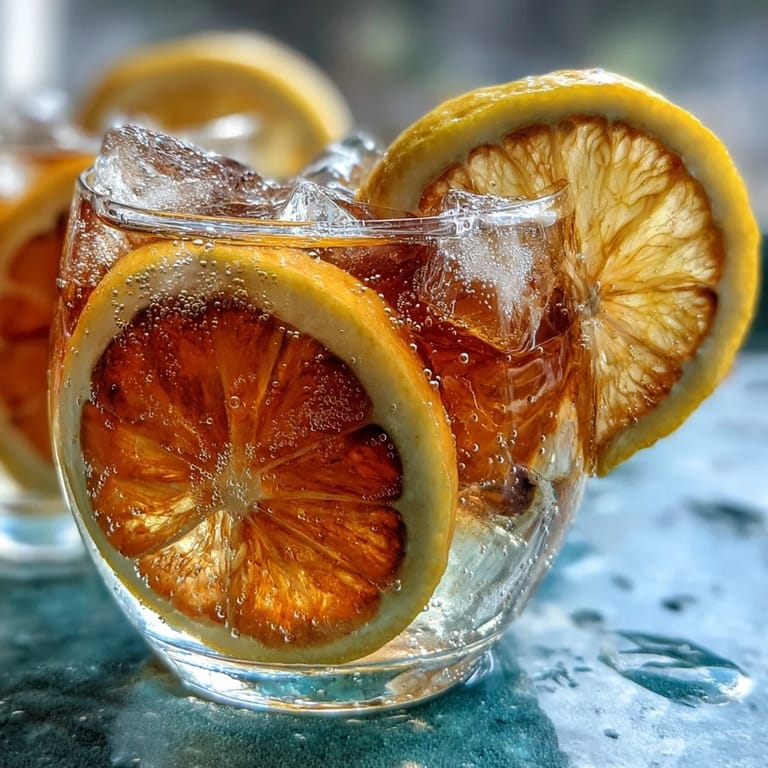 Refreshing sparkling citrus punch with orange and lemon slices, perfect for summer parties and gatherings.