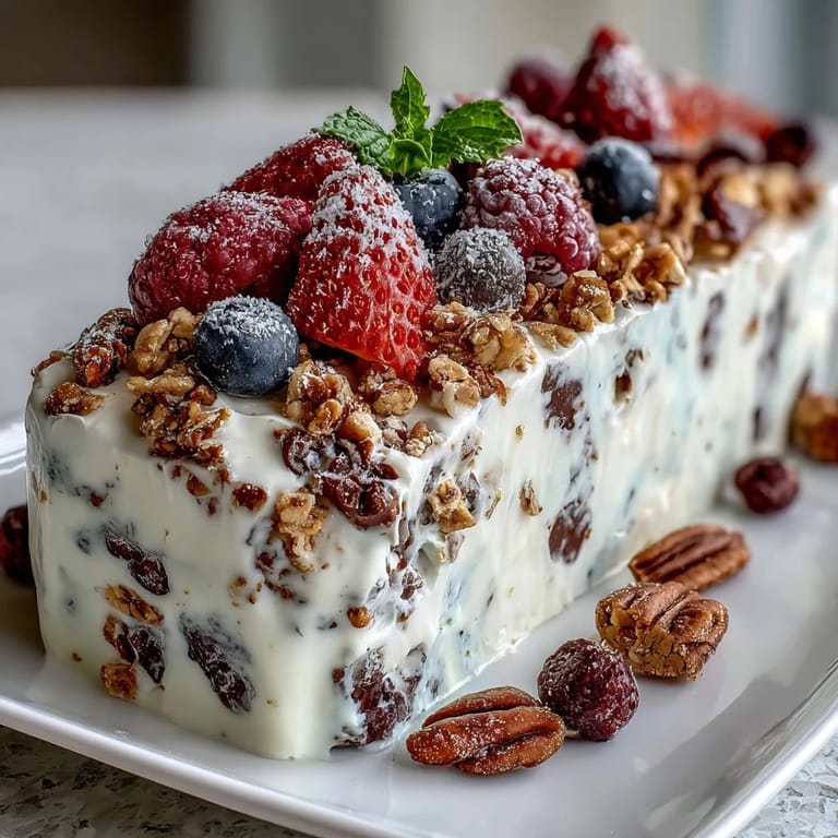 Creamy yogurt topped with juicy berries, crunchy granola, and optional chocolate chips, ideal for a quick, nutritious dessert.