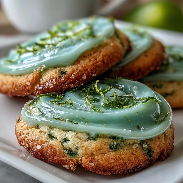 Tender lemon cookies with colorful pastel glaze, a cheerful and refreshing treat for spring parties.