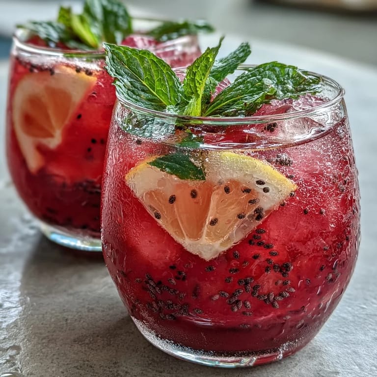 Beautiful Dragon Fruit Lemonade with Chia Seeds, bursting with sweet, tangy flavor.